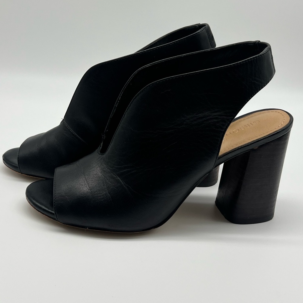 Gibson Latimer Elegant Black Women's Heeled Sandals Size 7.5